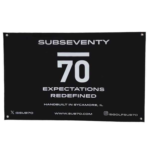 Sub 70 Golf Vinyl Banner