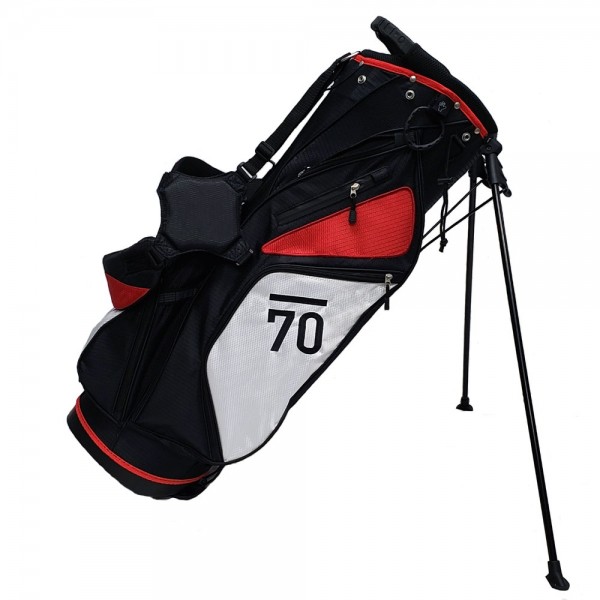 Sub 70 Golf Stand Bag Black/White/Red Side