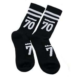 Sub 70 Black Mid-Calf Ankle Socks