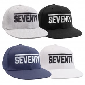The Seventy Flat Brim Fitted Cap