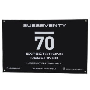 Sub 70 Golf Vinyl Banner