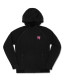 The Technical Hoodie Black/Pink Front
