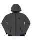 The Technical Hoodie Grey/Black Front