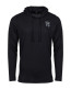The Fairway Lightweight Hoodie Black Front