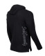 The Fairway Lightweight Hoodie Black Back