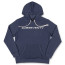 The Crooked Hoodie Front Navy