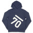 The Crooked Hoodie Back Navy