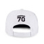 The Inverness Flat Bill White Back