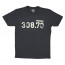 The Area Code Series - 308 Tee Black Front