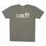 The Area Code Series - 308 Tee Gray Front