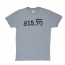 The Area Code Series Tee - 815 Gray Front