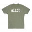 The Area Code Series Tee - 815 OD Green Front