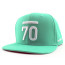 The Nineties Snapback Flat Bill Turquoise