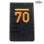 Sub 70 Scorecard - Yardage Book Cover Blue Crocodile
