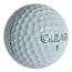 Clear Tour Green Golf Ball Side