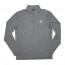 The Lightweight Zip Pullover Light Gray Front