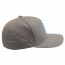Sub 70 The Miami Vice Curved Brim Fitted Cap Light Gray Side