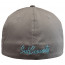 Sub 70 The Miami Vice Curved Brim Fitted Cap Light Gray Back