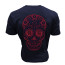 The Sugar Skull Tee Navy/Red/Navy Back