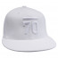 The Paradigm Flat Brim 2.0 Fitted Cap White Front