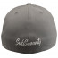 The Paradigm Flat Brim 2.0 Fitted Cap Dark Gray Back