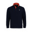 The Quilted Pullover - Dark Navy