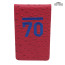 Sub 70 Scorecard - Yardage Book Cover Red Ostrich Outside