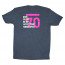 Neon Colors Tee Navy Back