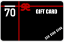 $50 Sub 70 Gift Card