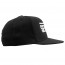 The Seventy Flat Brim Fitted Cap Black/White Side
