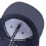 The Seventy Flat Brim Fitted Cap Dark Navy/White Underbill