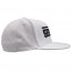The Seventy Flat Brim Fitted Cap White/Black Side