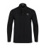 The TAIII Long Sleeve Polo Black Front