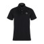 The TAIII Short Sleeve Polo Black Front