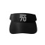 The Paradigm Low Crown Visor Black Front