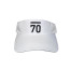 The Paradigm Low Crown Visor White Front